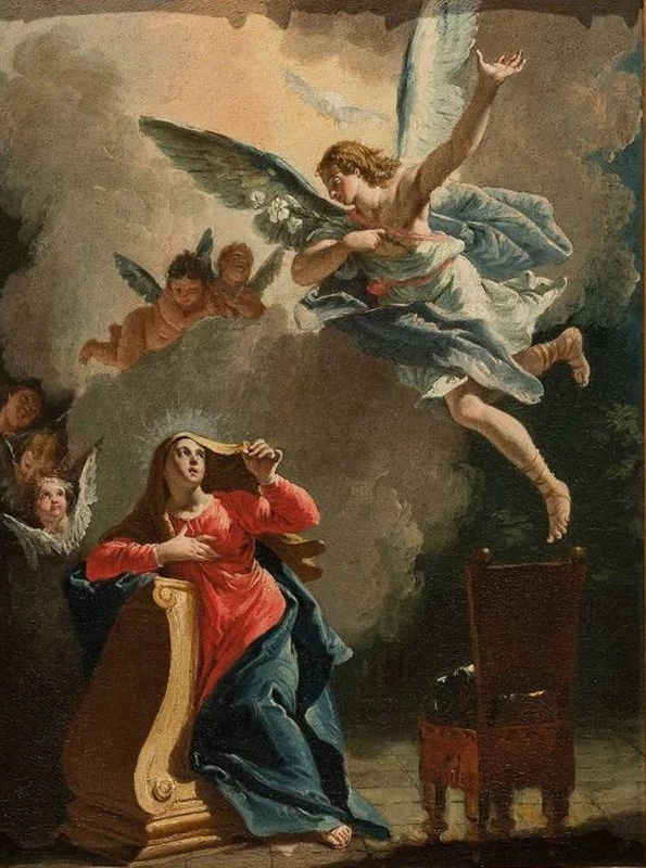 Annunciazione - Palazzo Pellegrini a S. Cecilia, Verona